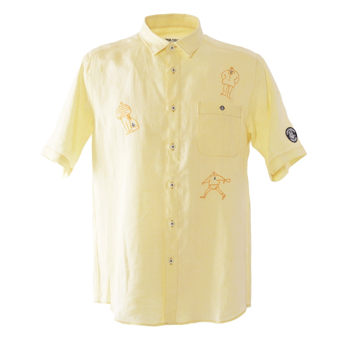 [SINA COVA(シナコバ)]半袖レギュラーシャツ 25124550 イエロー LL