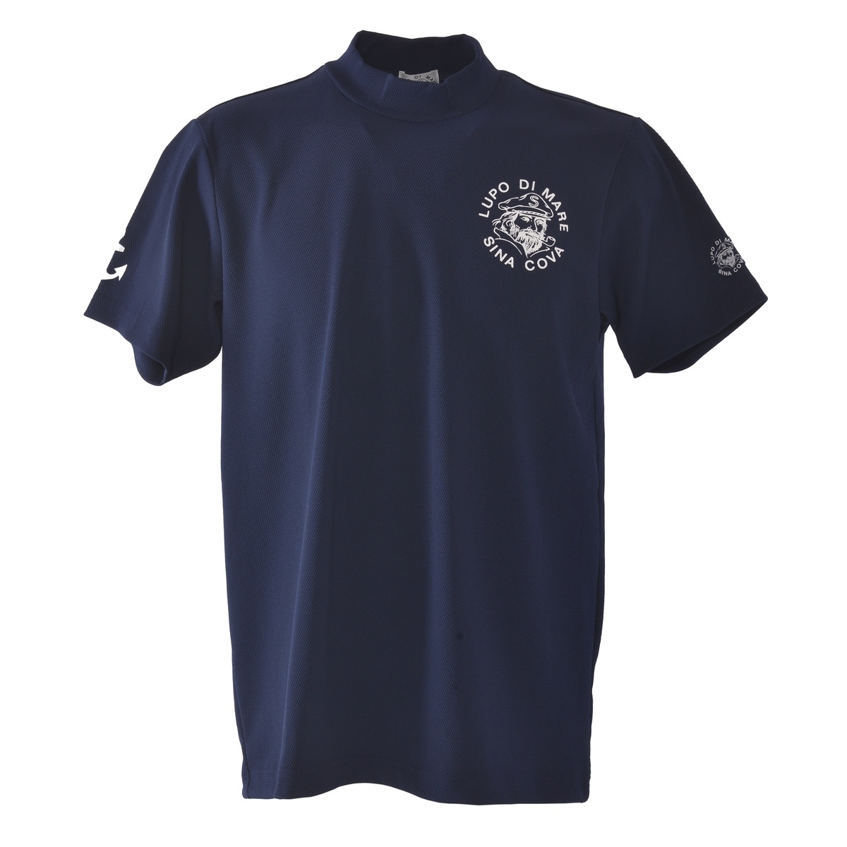 [SINA COVA(シナコバ)]ハイネックTシャツ 25150520 ネイビー Lサイズ