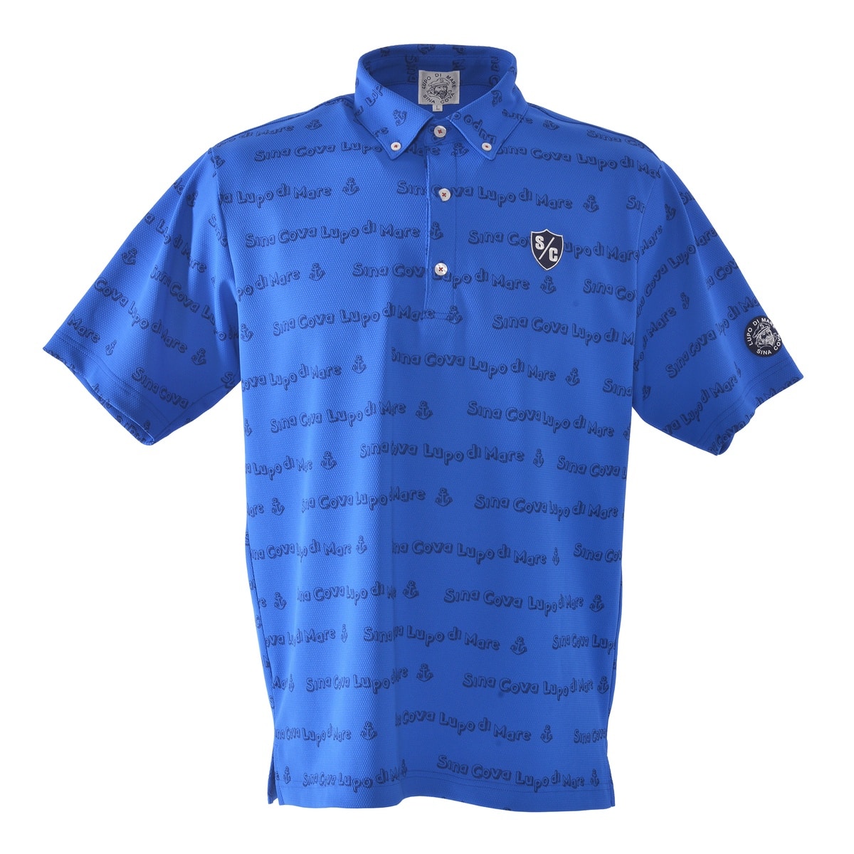 [SINA COVA(シナコバ)]半袖ボタンダウンシャツ 25150540 ブルー Mサイズ