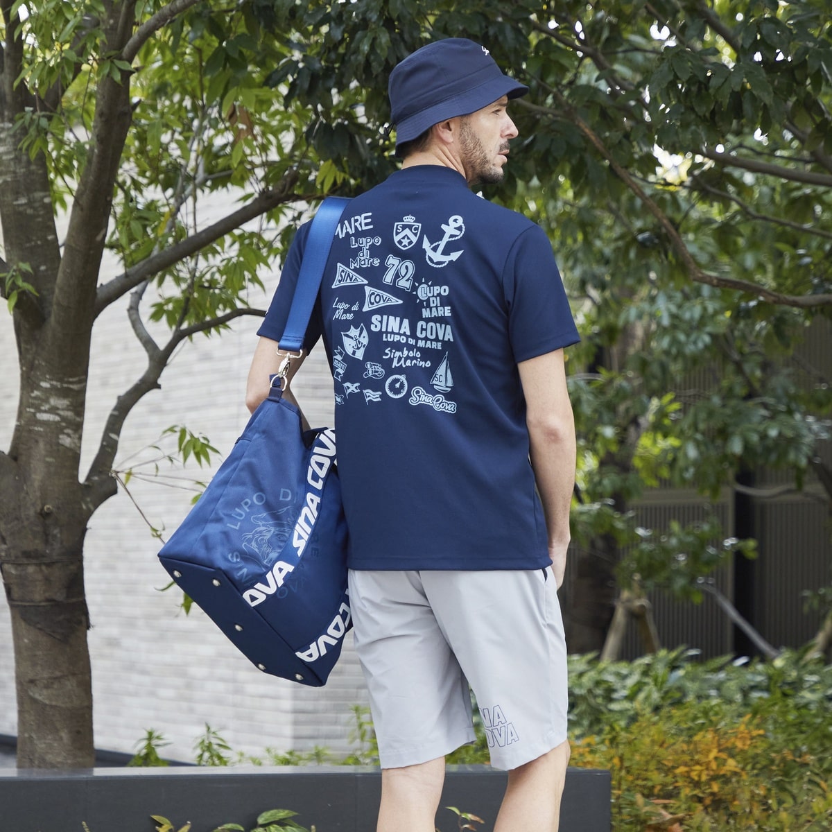 [SINA COVA(シナコバ)]ショートパンツ 25155510 グレー Lサイズ