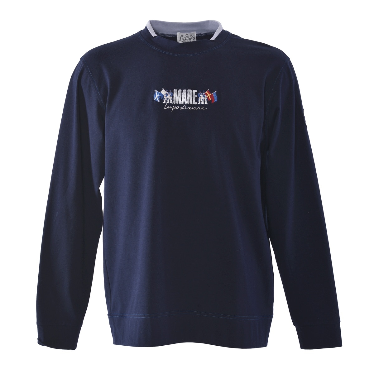 [SINA COVA(シナコバ)]モックネックTシャツ ユニセックス(男女兼用) 25210010 ネイビー LLサイズ