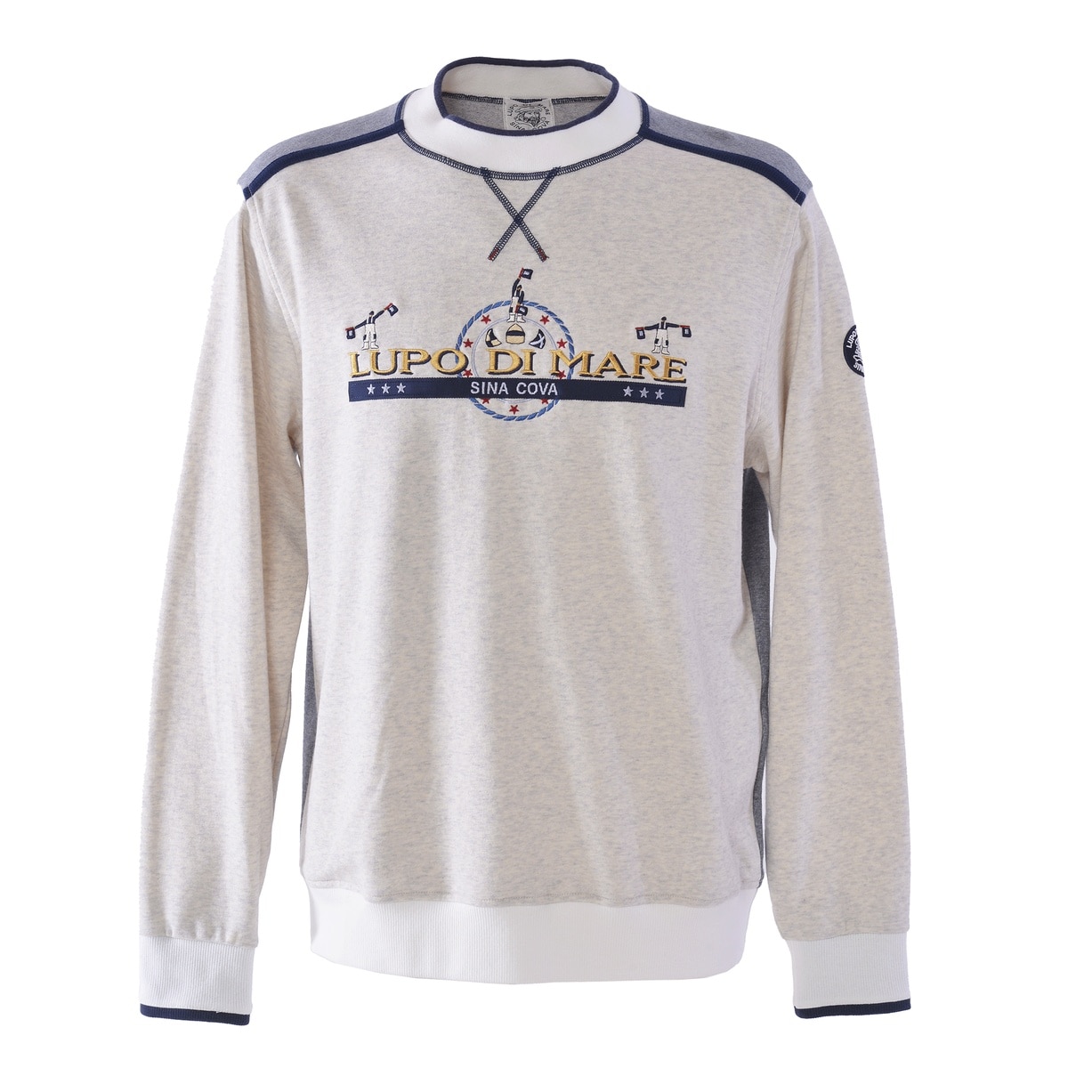 [SINA COVA(シナコバ)]クルーネックプルオーバー ユニセックス(男女兼用) 25210040 ホワイト Mサイズ