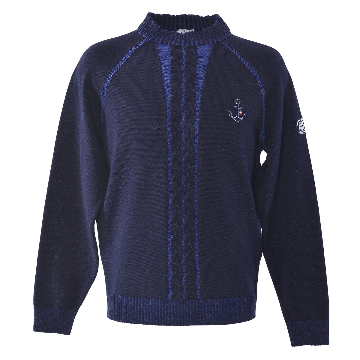 [SINA COVA(シナコバ)]モックネックセーター ユニセックス(男女兼用) 25212010 ネイビー Lサイズ