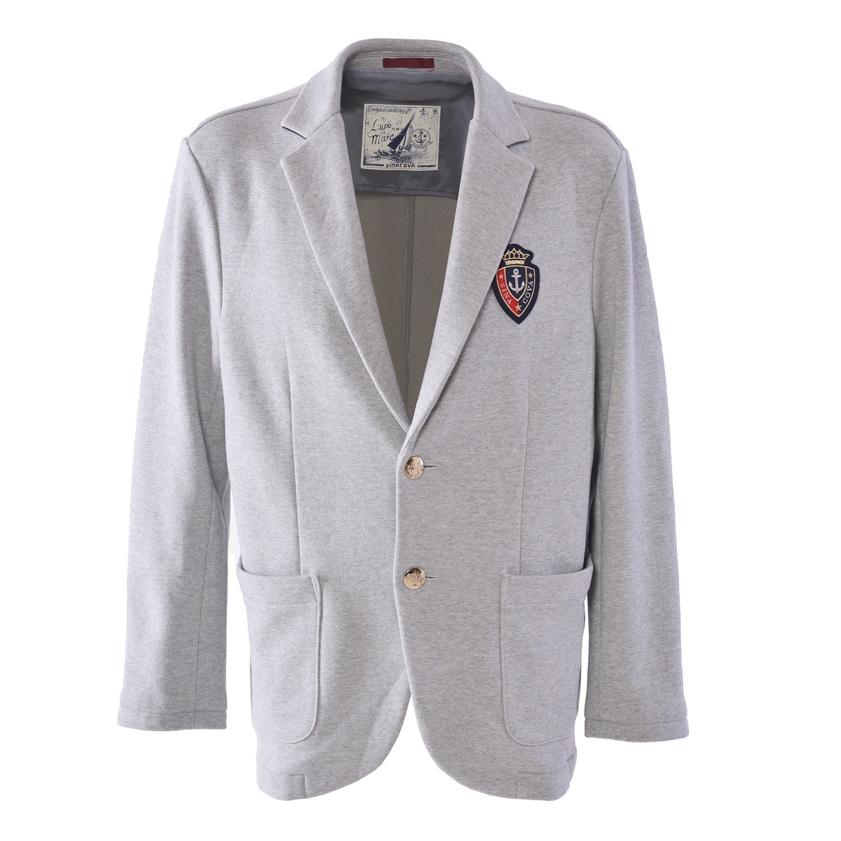 [SINA COVA(シナコバ)]カットソーテーラードジャケット (ブレザー) 25213020 グレー Mサイズ