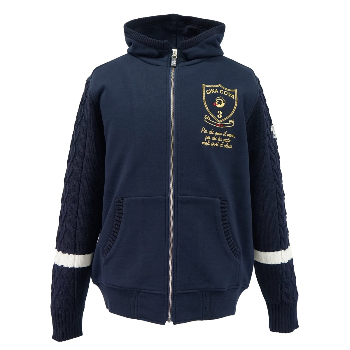 [SINA COVA(シナコバ)]ZIPUPパーカー ユニセックス(男女兼用) 25213050 イエロー Lサイズ