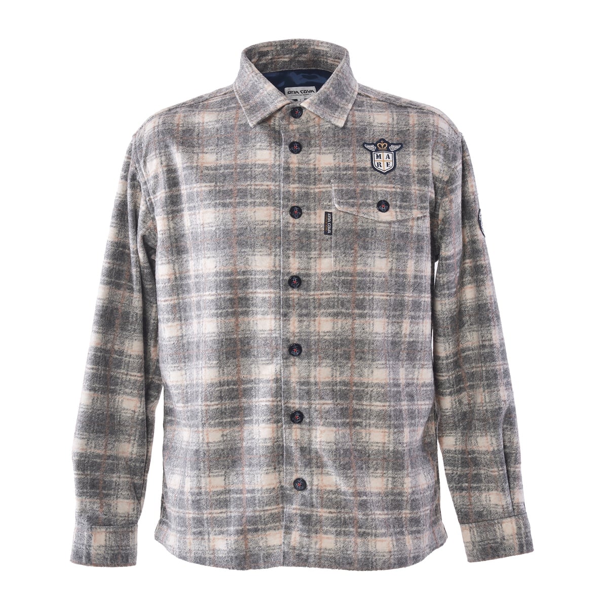 [SINA COVA(シナコバ)]シャツジャケット 25213060 ホワイト Lサイズ