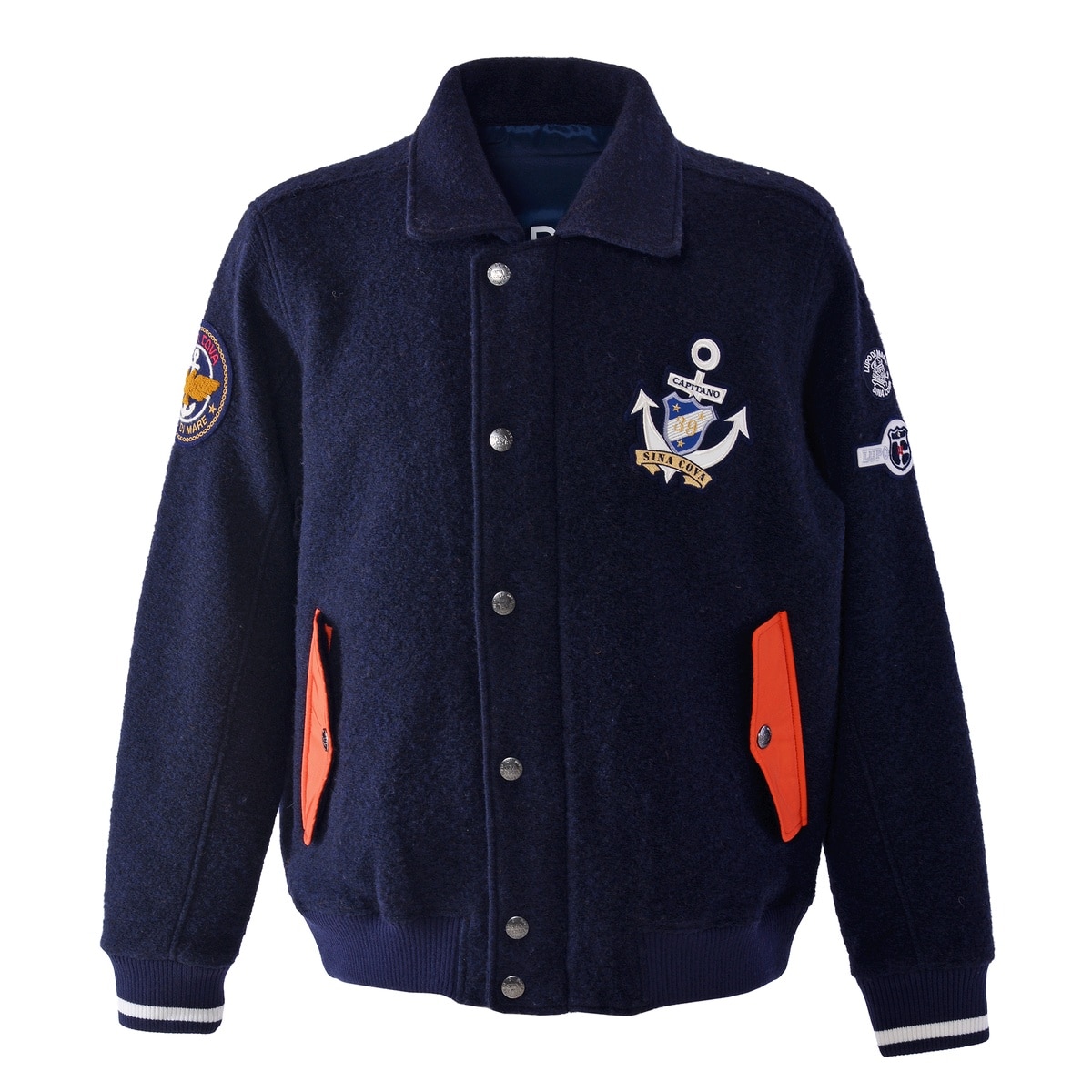 [SINA COVA(シナコバ)]スタジアムジャンパー 25213090 ネイビー Lサイズ