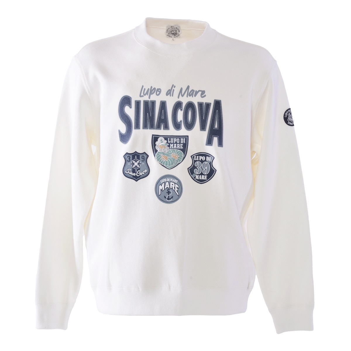 [SINA COVA(シナコバ)]クルーネックトレーナー 25220020 オフホワイト Lサイズ