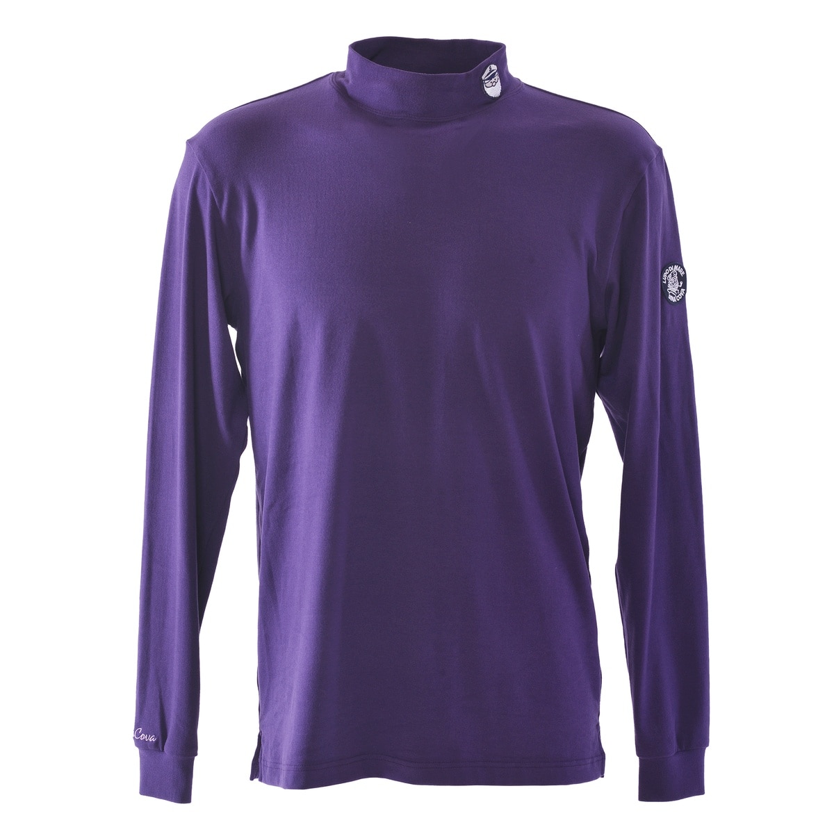 [SINA COVA(シナコバ)]ハイネックTシャツ 25220030 パープル Lサイズ