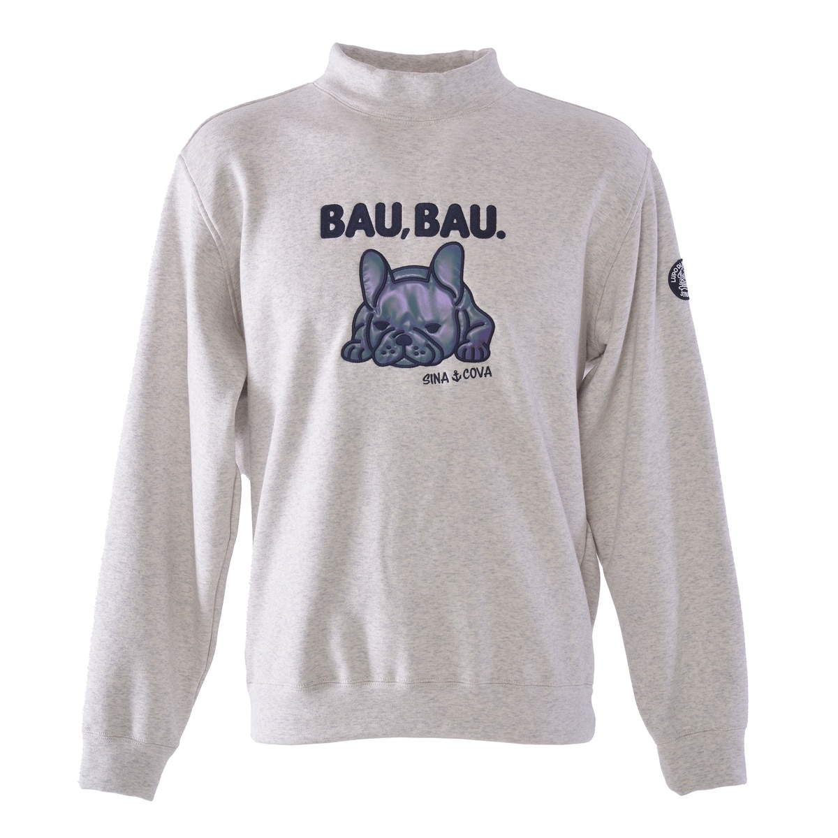 [SINA COVA(シナコバ)]ハイネックプルオーバー (BAU BAU.) 25220040 グレー Lサイズ