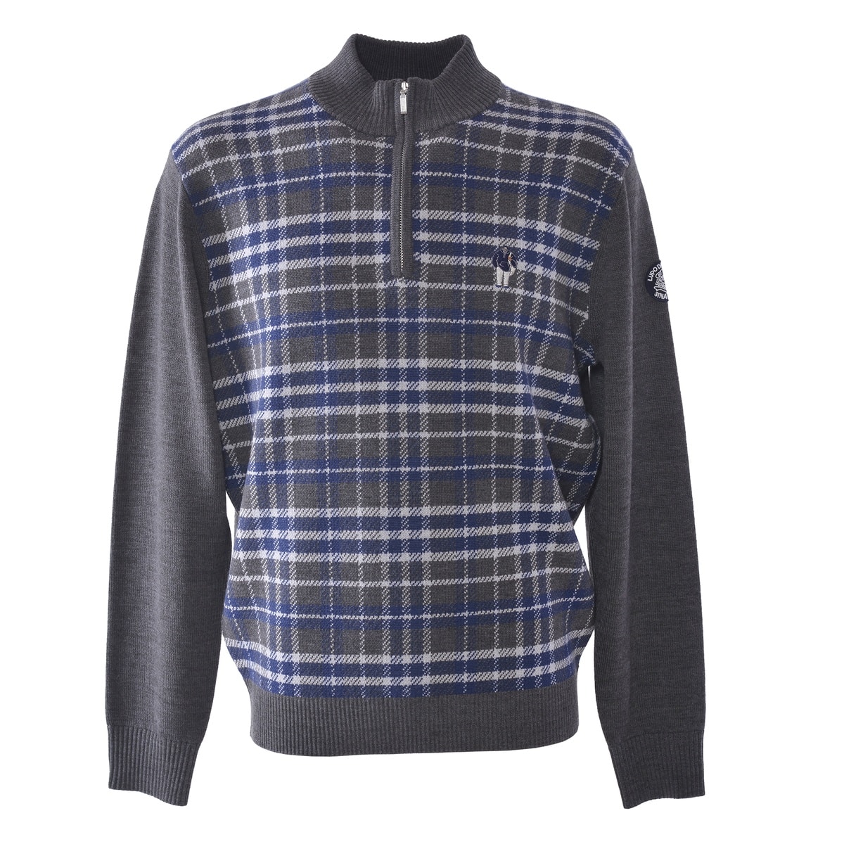 [SINA COVA(シナコバ)]ZIPUPセーター 25222020 グレー Lサイズ