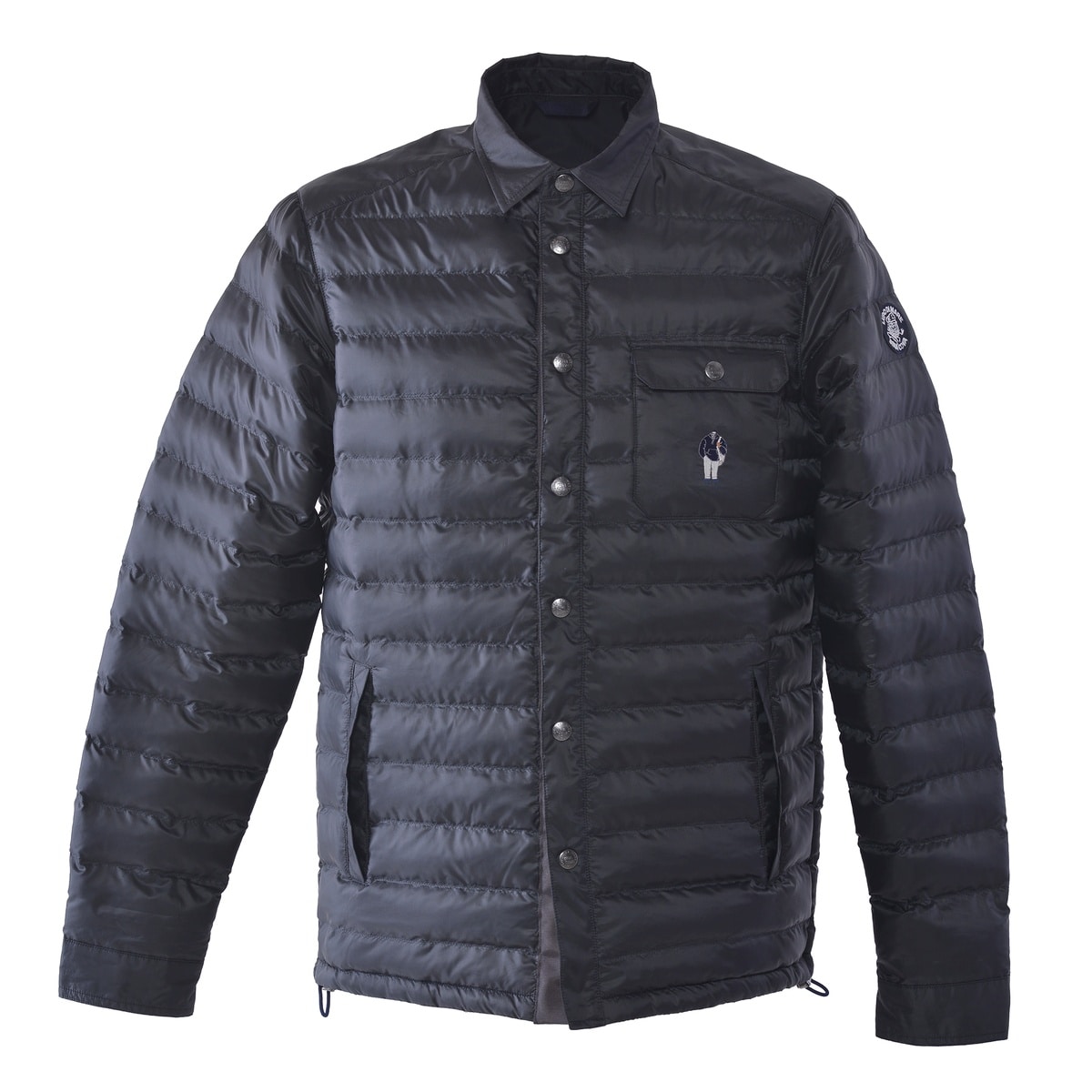 [SINA COVA(シナコバ)]中綿シャツジャケット 25223020 チャコールグレー Lサイズ