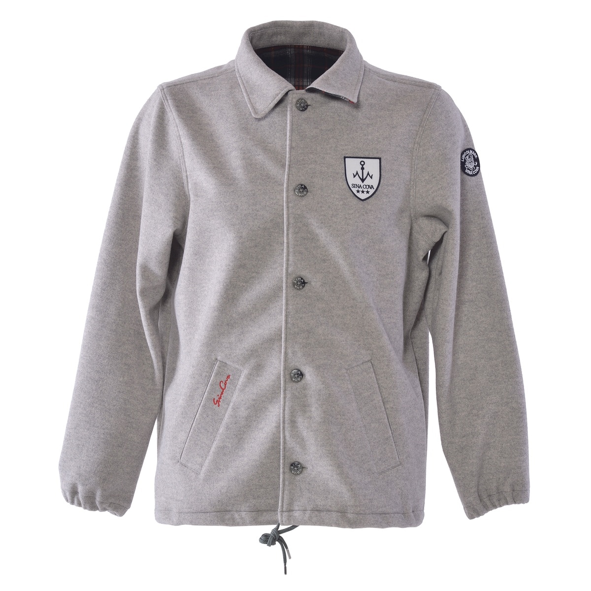 [SINA COVA(シナコバ)]コーチジャケット 25233020 グレー LLサイズ