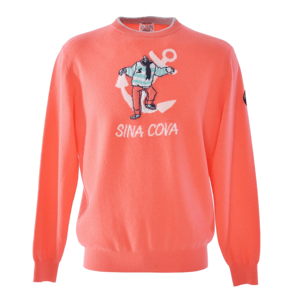 [SINA COVA(シナコバ)]クルーネックセーター 25242010 ピンク Lサイズ