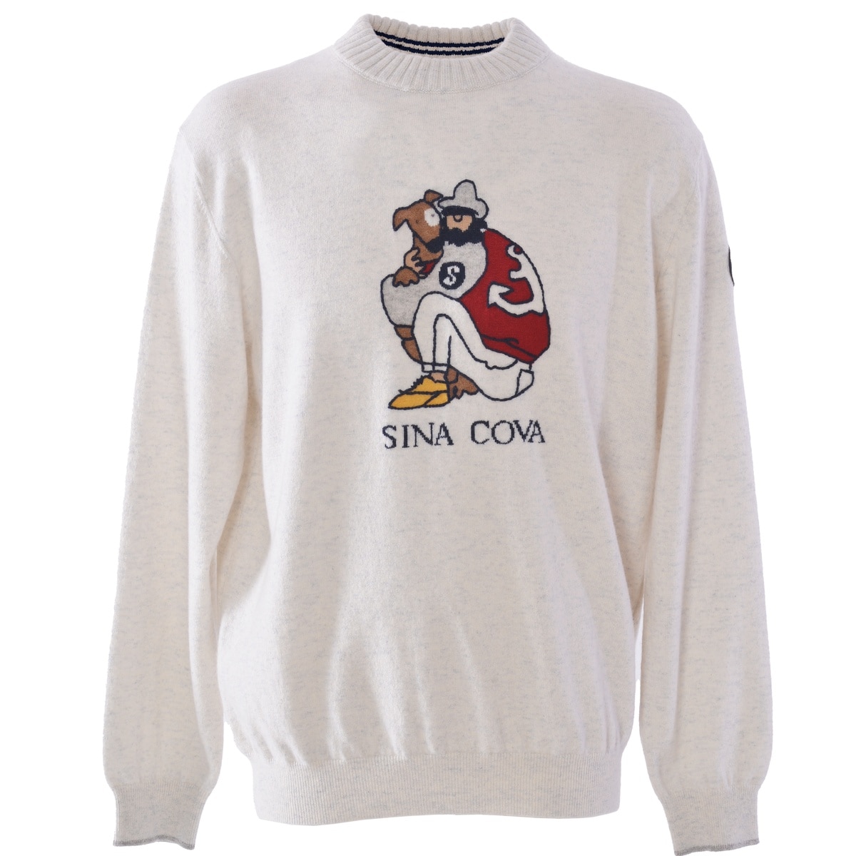 [SINA COVA(シナコバ)]カシミヤ100％ モックネックセーター 25242020 グレー Lサイズ