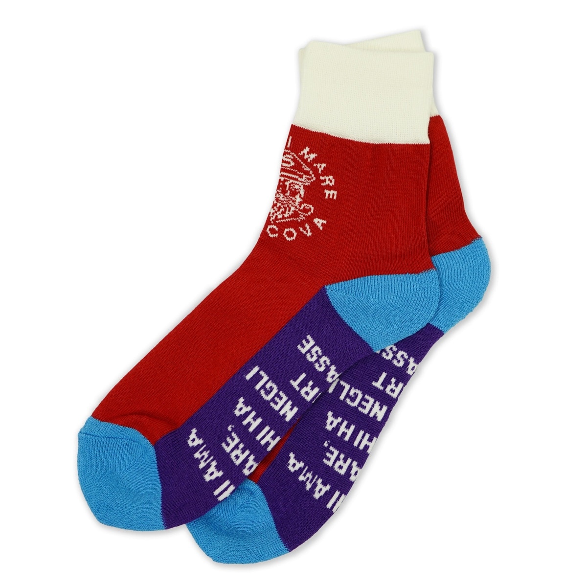 [SINA COVA(シナコバ)]ソックス (25㎝～27㎝) 25277450 レッド Fサイズ