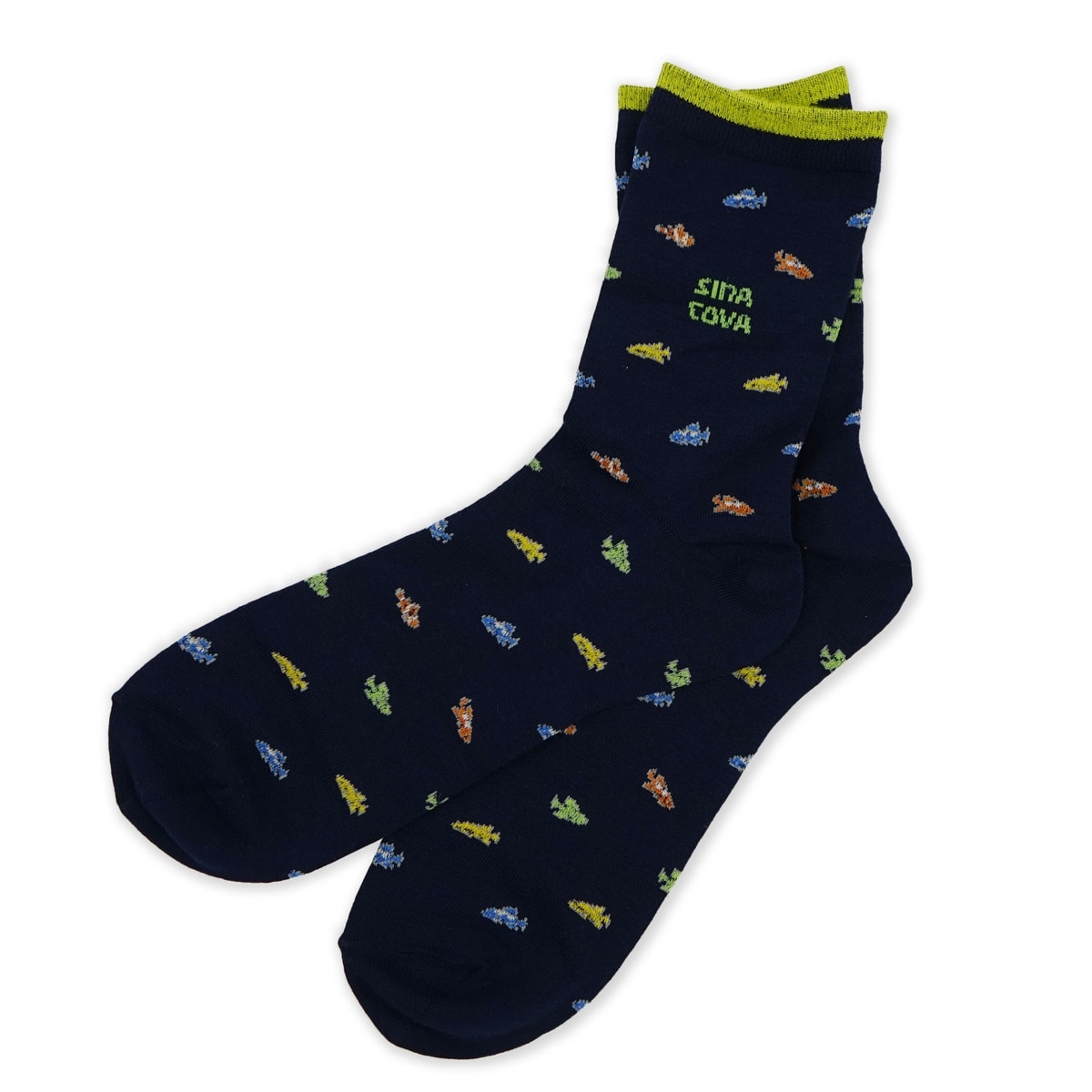 [SINA COVA(シナコバ)]ソックス (25㎝～27㎝) 25277470 ネイビー Fサイズ