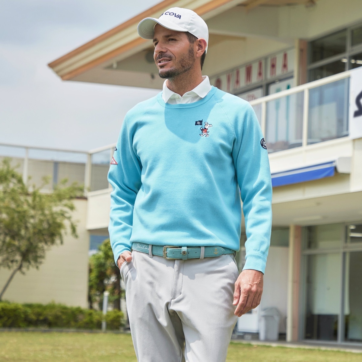 [SINA COVA(シナコバ)]ラウンディッシュキャップ 25277700 ホワイト Fサイズ