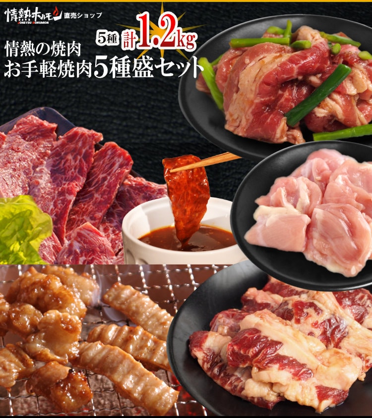 焼肉5種お試しセット