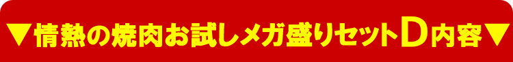 情熱のお試しセットD