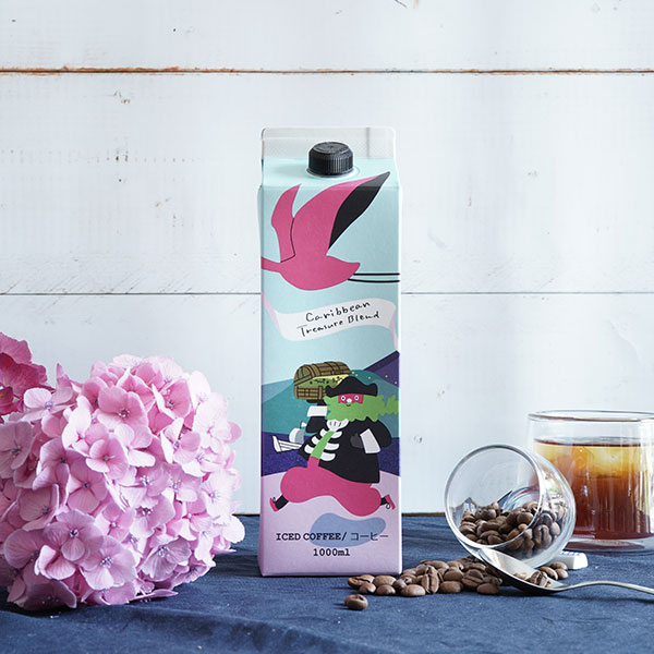 スペシャルティアイスコーヒー カリビアントレジャーブレンド [無糖] 1,000ml×6本セット（送料無料）