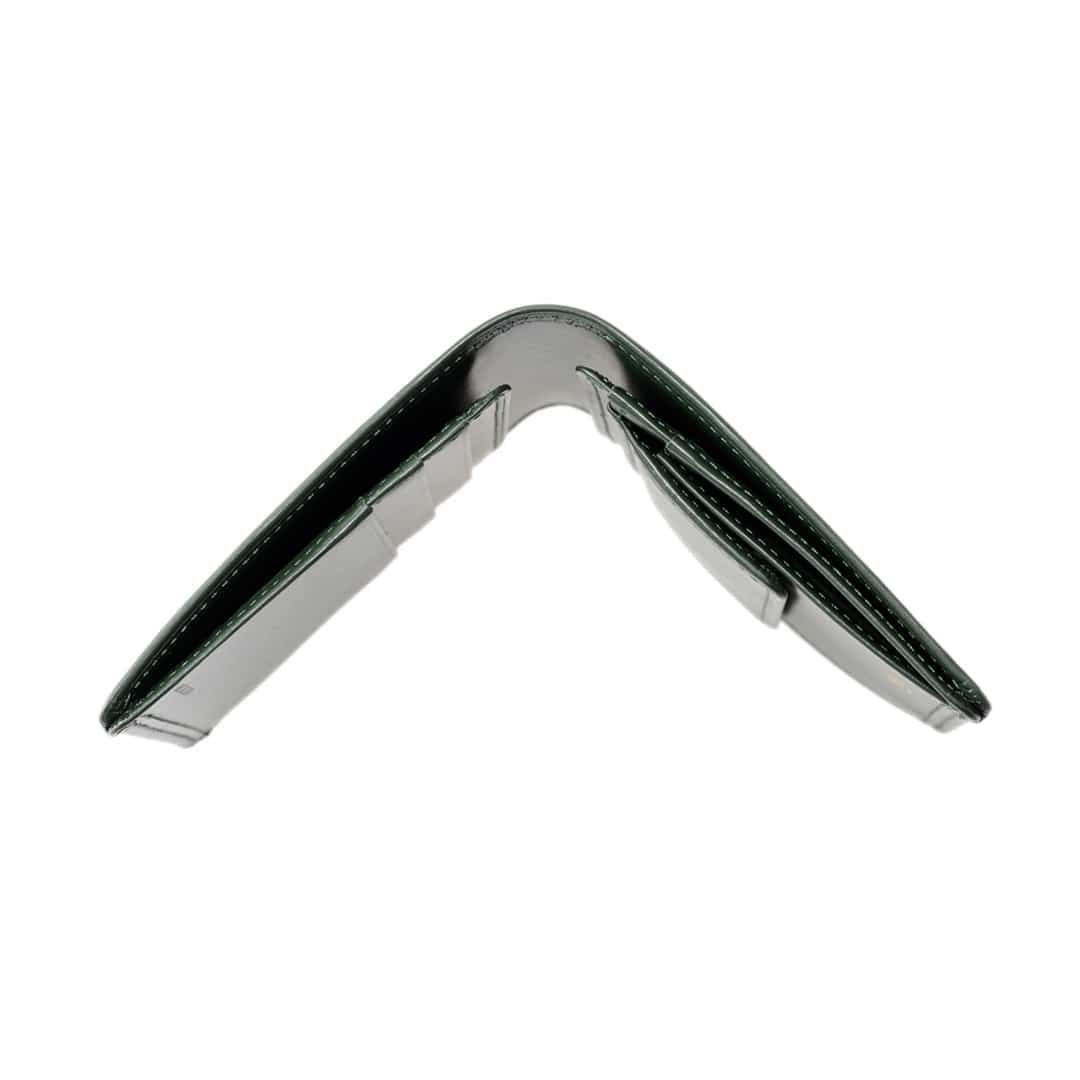 日本製 コンパクト 財布 メンズ 二つ折り財布 キズやシワが目立ちにくい 小銭入れあり CYPRIS キプリス ボックスカーフ 本革 財布 父の日 プレゼント 4414 ネイビー