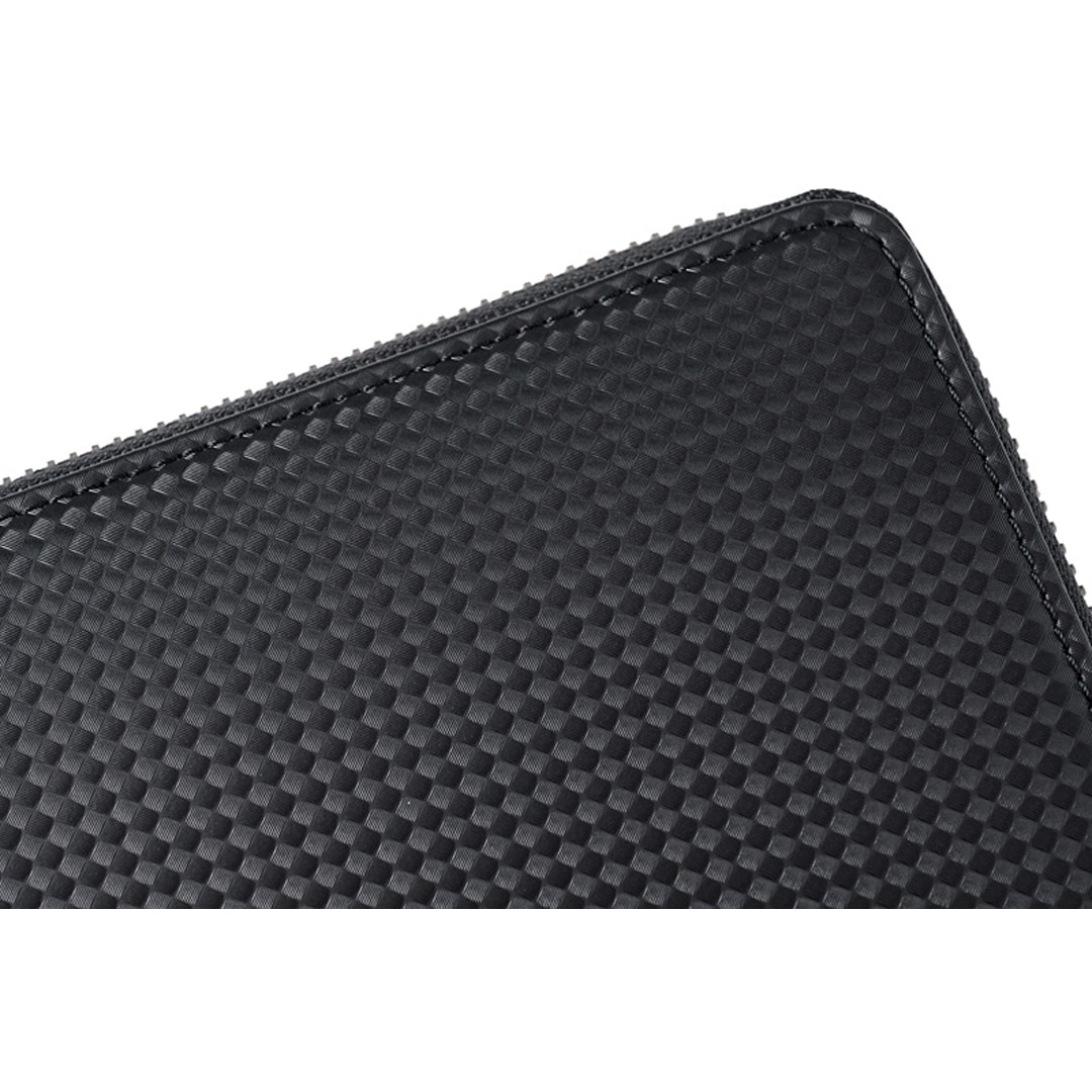 財布 メンズ 長財布 L字ファスナー ハニーセル シャッテン 2.0 カーボンレザー ノイインテレッセ Neu interesse 革 レザー 牛革 父の日 ギフト 誕生日 プレゼント 0700 ブラック×レッド