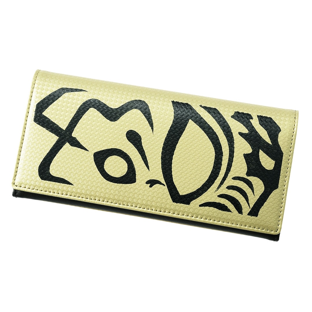 シャッテン 初代タイガーマスク モデル TFT伝説 THE FIRST TIGER MASK model 長財布 Neu interesse ノイインテレッセ ピンストライパー Veaton ビートン ハイブリッドレザー 3137 ゴールド×ブラック