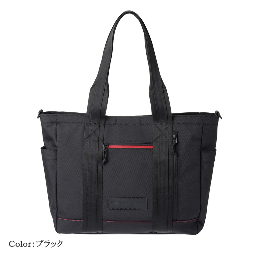 ノイインテレッセ × HRC トートバッグ ホンダレーシング メンズ RL -Red Line- Neu interesse Honda Racing Corporation カジュアル 3166 ブラック