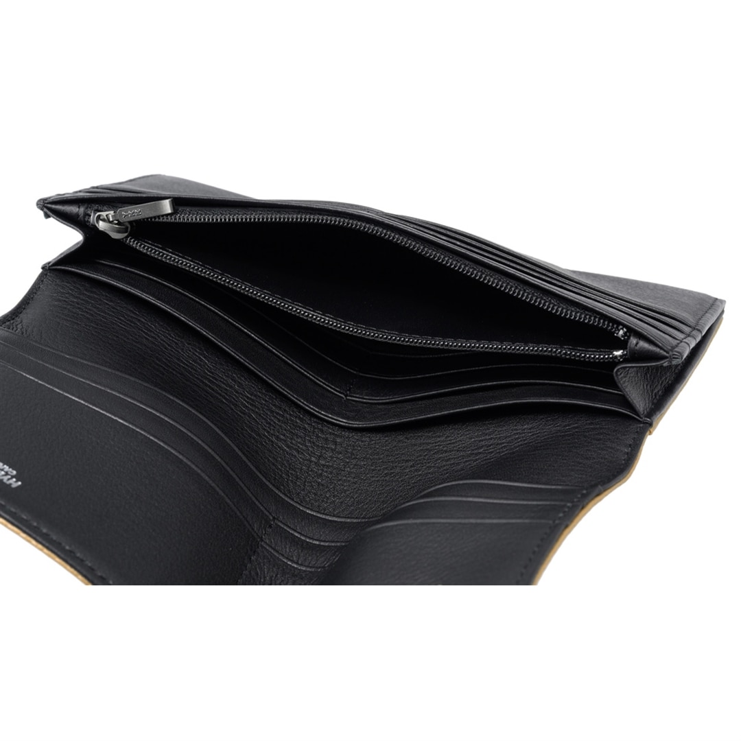 シャッテン 初代タイガーマスク モデル TFT伝説 THE FIRST TIGER MASK model 長財布 Neu interesse ノイインテレッセ ピンストライパー Veaton ビートン ハイブリッドレザー 3137 ゴールド×ブラック