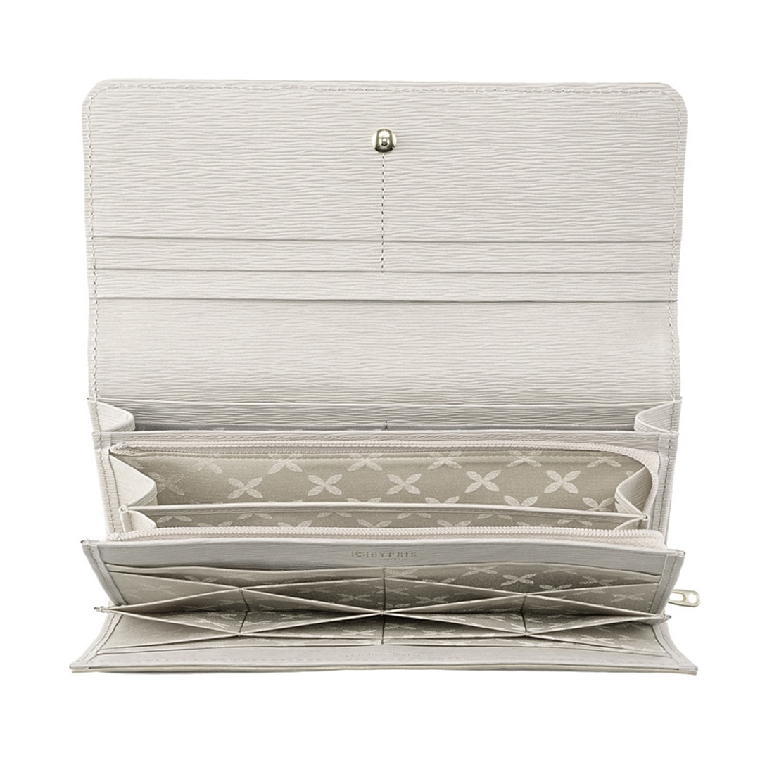 日本製 長財布 かぶせ レディース 傷つきにくいレザーを使用 キプリス ハニーセル ウィメンズ Cypris Women’s リサッカ 本革 日本製 おしゃれ かわいい 母の日 4987 ペールピンク