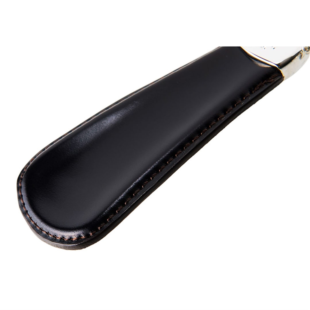 希少革 日本製 コードバン キーホルダー メンズ シューホーン 靴べら CYPRIS キプリス 本革 レーデルオガワ オイルシェル コードバン & シラサギレザー 父の日 プレゼント 4125 ブラック×チョコ