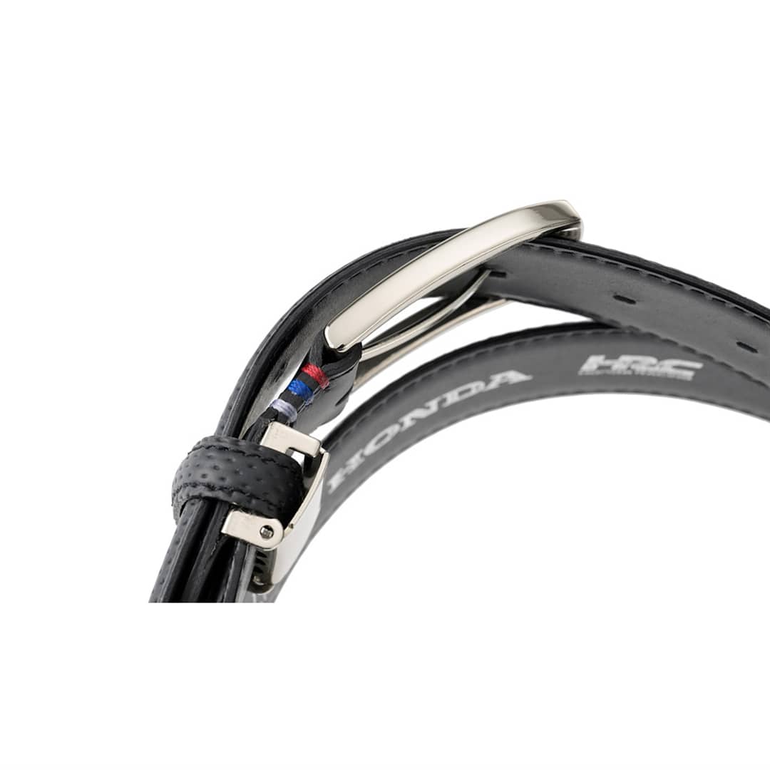 ノイインテレッセ × HRC ベルト メンズ ホンダレーシング 35mm幅 ハイブリッドレザー Neu interesse Honda 本田技研工業株式会社 Honda Racing Corporation 3168 ブラック