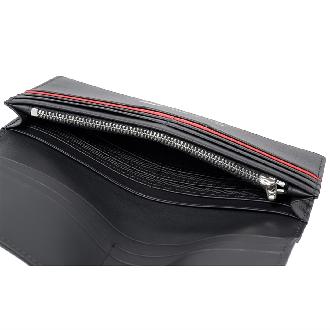 ノイインテレッセ × HRC 長財布 メンズ ホンダレーシング BR -Black & Red- 財布 革財布 Neu interesse Honda 本田技研工業株式会社 Honda Racing Corporation 3190 ブラック×ブラック