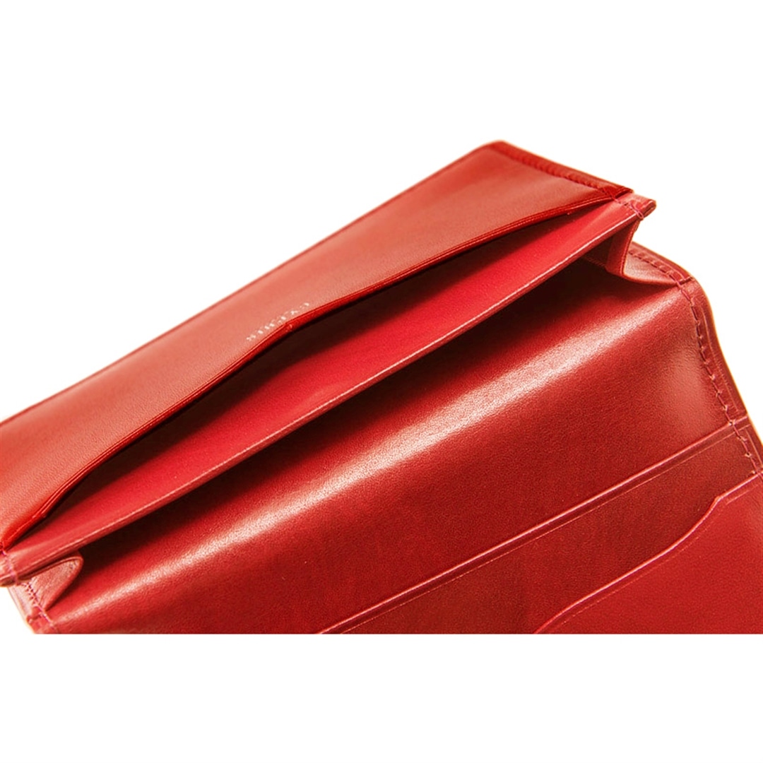 希少革 日本製 コードバン 名刺入れ メンズ カードケース CYPRIS キプリス 本革 レーデルオガワ オイルシェル コードバン & シラサギレザー 父の日 プレゼント 4123 ブラック×レッド