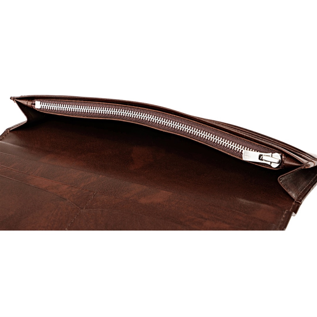 希少革 日本製 コードバン 長財布 小銭入れあり かぶせ蓋 メンズ CYPRIS キプリス 本革 レーデルオガワ オイルシェル コードバン & シラサギレザー 父の日 プレゼント 4127 ブラック×ネイビー