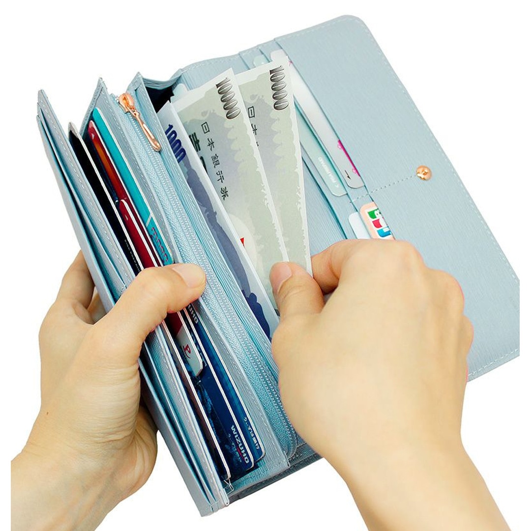 日本製 長財布 かぶせ レディース 傷つきにくいレザーを使用 キプリス ハニーセル ウィメンズ Cypris Women’s リサッカ 本革 日本製 おしゃれ かわいい 母の日 4987 ペールピンク