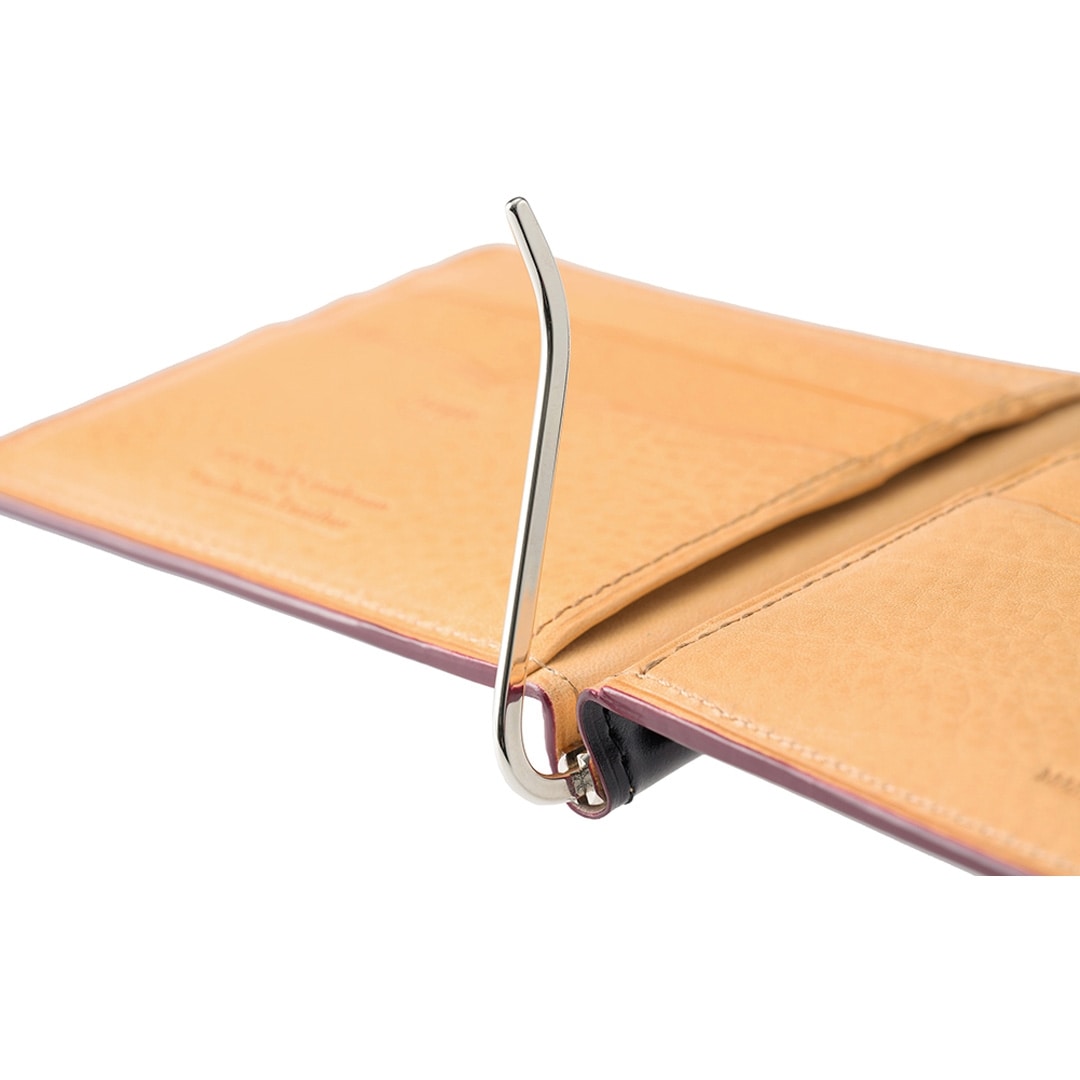 マネークリップ 財布 メンズ コードバン 本革 ブランド 札ばさみ キプリス CYPRIS オイルシェルコードバン & ヴァケッタレザー レーデルオガワ 革 日本製 薄い コンパクト スリム おしゃれ 誕生日 5471 ブラック