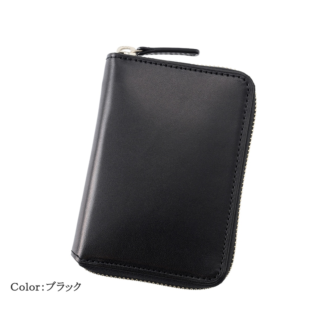 日本製 栃木レザー 二つ折り財布 メンズ ラウンドファスナー ミドル財布 BOX型小銭入れ ベロ付き 財布 CYPRIS キプリス ルミノアニリン 本革 牛革 父の日 ギフト 誕生日 プレゼント 2790 ホワイト