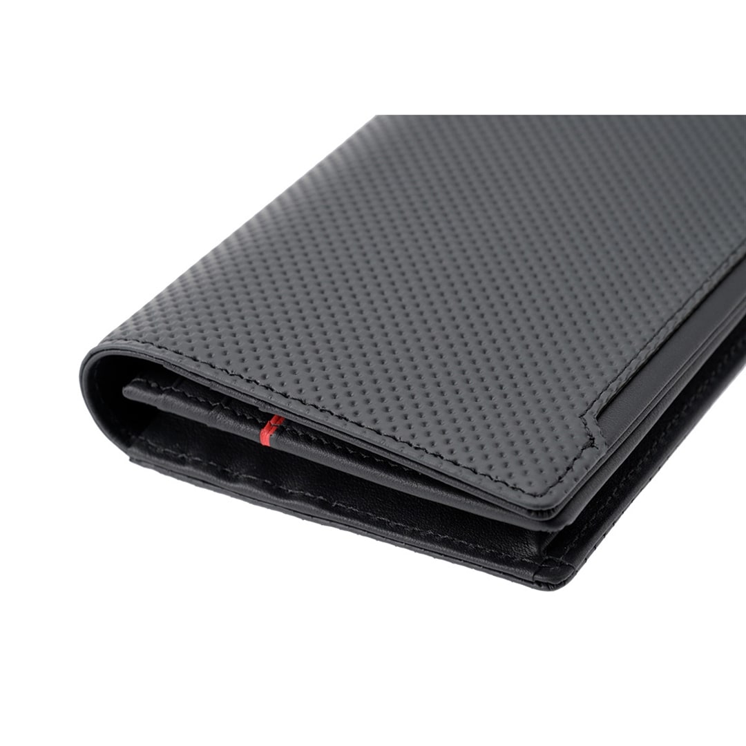 ノイインテレッセ × HRC 長財布 メンズ ホンダレーシング BR -Black & Red- 財布 革財布 Neu interesse Honda 本田技研工業株式会社 Honda Racing Corporation 3190 ブラック×ブラック