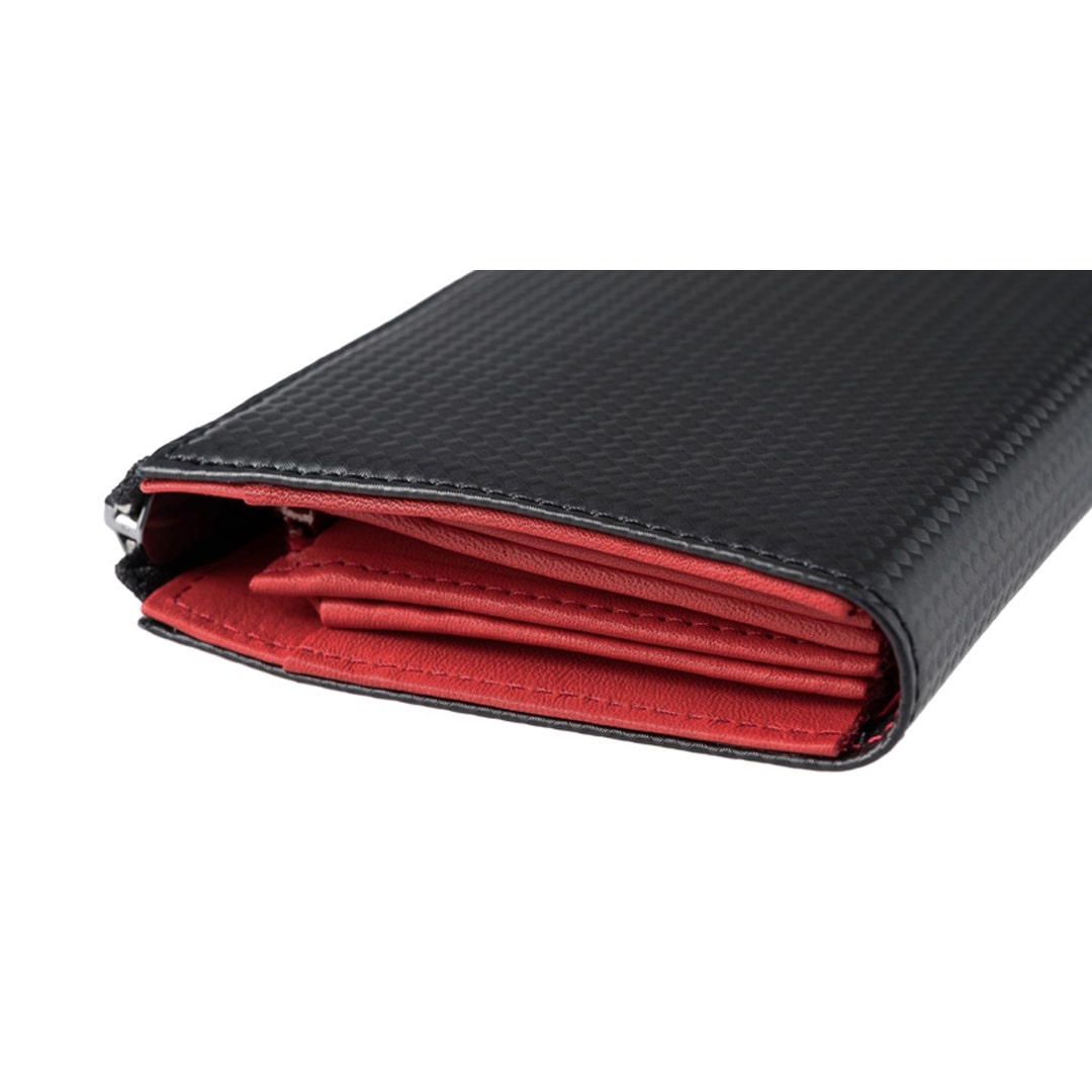 財布 メンズ 長財布 L字ファスナー ハニーセル シャッテン 2.0 カーボンレザー ノイインテレッセ Neu interesse 革 レザー 牛革 父の日 ギフト 誕生日 プレゼント 0700 ブラック×ブラック