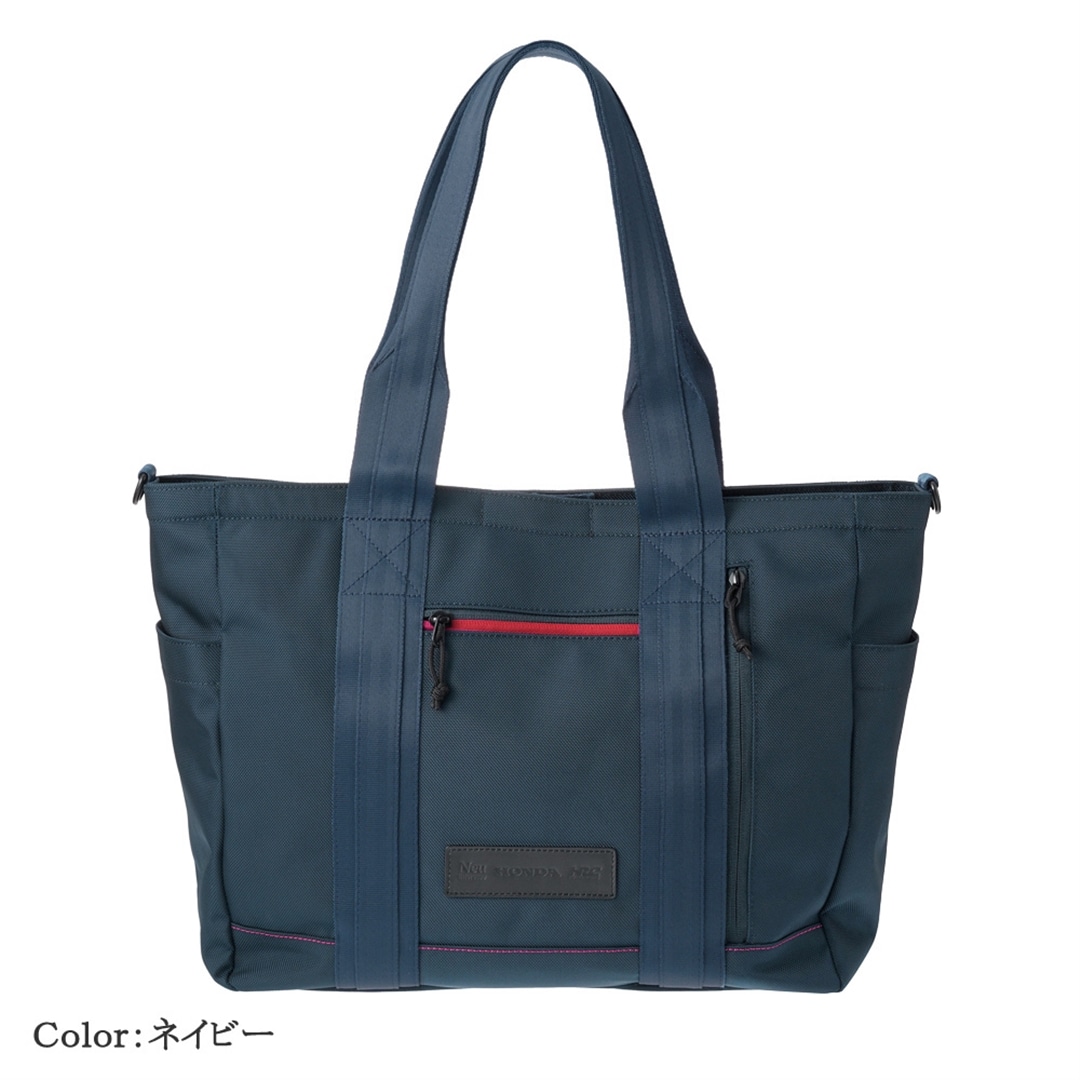 ノイインテレッセ × HRC トートバッグ ホンダレーシング メンズ RL -Red Line- Neu interesse Honda Racing Corporation カジュアル 3166 ブラック