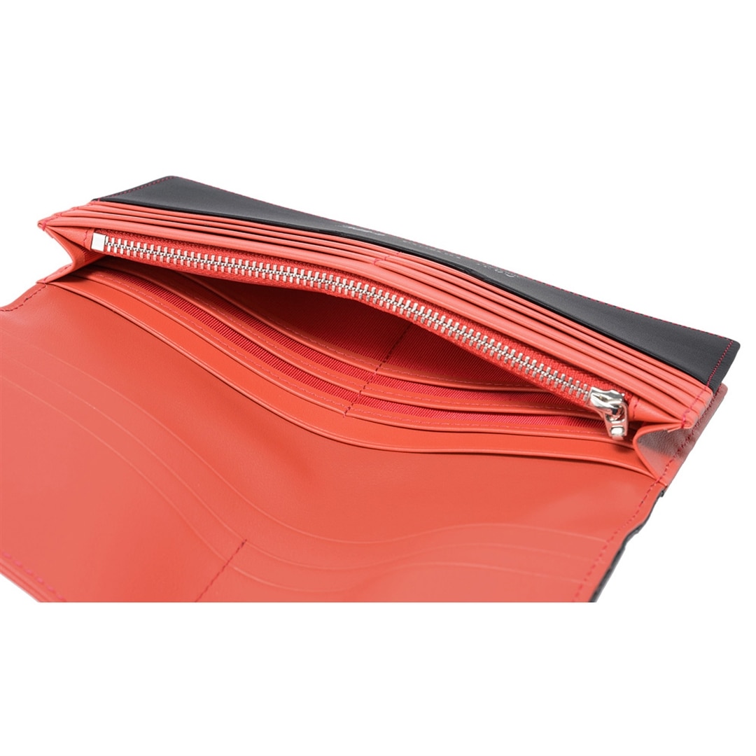 ノイインテレッセ × HRC 長財布 メンズ ホンダレーシング BR -Black & Red- 財布 革財布 Neu interesse Honda 本田技研工業株式会社 Honda Racing Corporation 3190 ブラック×ブラック