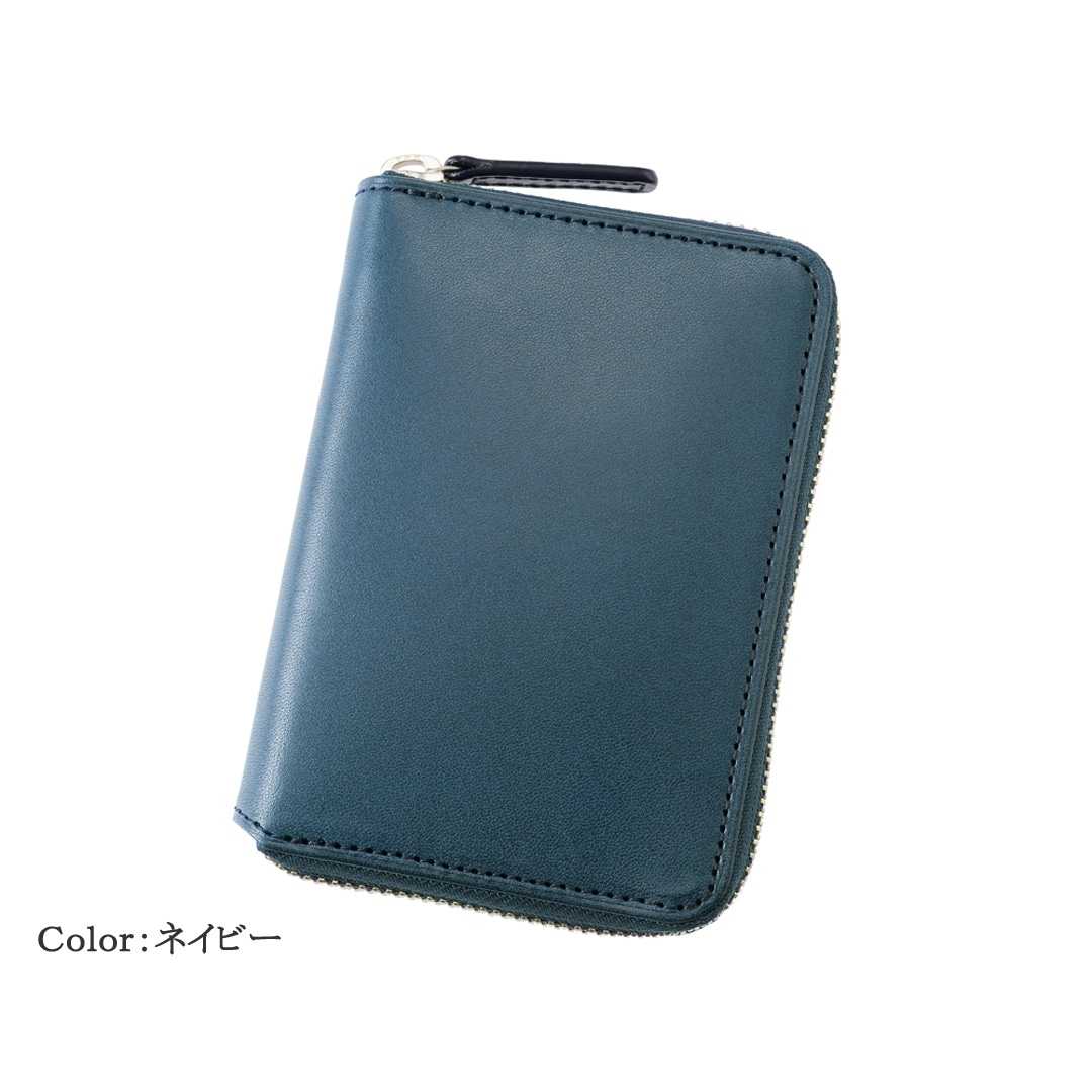 日本製 栃木レザー 二つ折り財布 メンズ ラウンドファスナー ミドル財布 BOX型小銭入れ ベロ付き 財布 CYPRIS キプリス ルミノアニリン 本革 牛革 父の日 ギフト 誕生日 プレゼント 2790 ホワイト