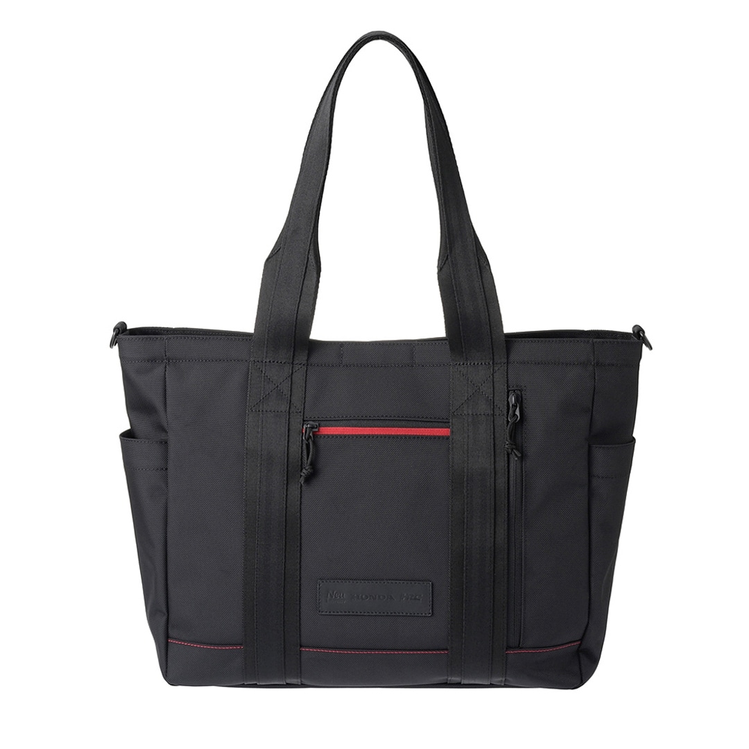 ノイインテレッセ × HRC トートバッグ ホンダレーシング メンズ RL -Red Line- Neu interesse Honda Racing Corporation カジュアル 3166 ブラック