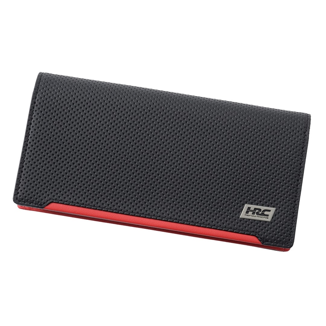 ノイインテレッセ × HRC 長財布 メンズ ホンダレーシング BR -Black & Red- 財布 革財布 Neu interesse Honda 本田技研工業株式会社 Honda Racing Corporation 3190 ブラック×レッド