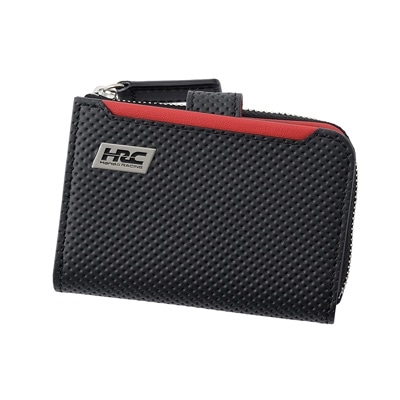 ノイインテレッセ × HRC 小銭入れ メンズ ホンダレーシング コインケース BR -Black & Red- Neu interesse Honda 本田技研工業株式会社 Honda Racing Corporation 3194