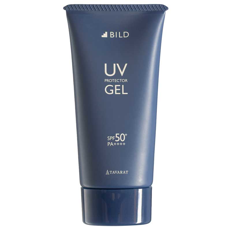 日焼け止め ジェル 単品 顔用 メンズ UVジェル テカリ防止 ビルド 紫外線 UVカット UVケア さらさら【01】BILD-06-Uvgel-pin