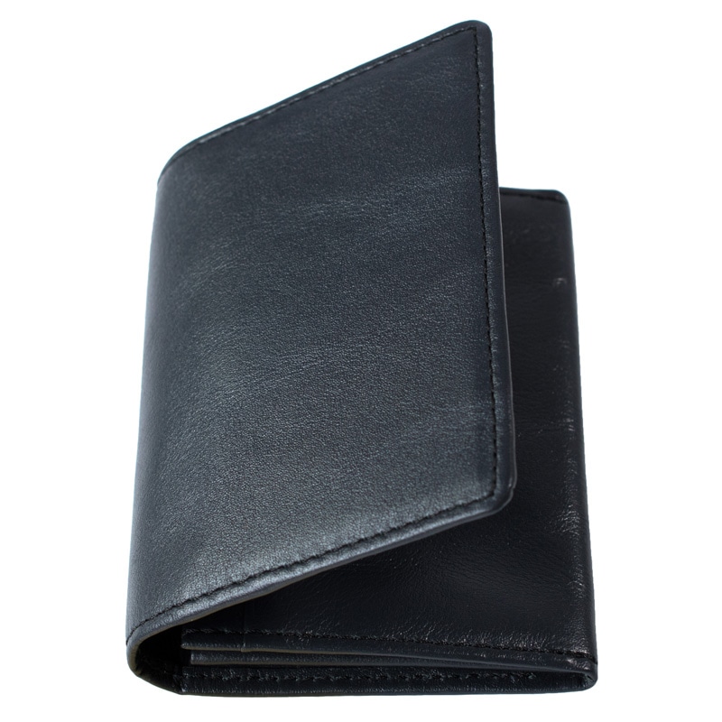 名刺入れ 本革 大容量 シンプル メンズ【06】ブラックネイビー Tav-019-bnv