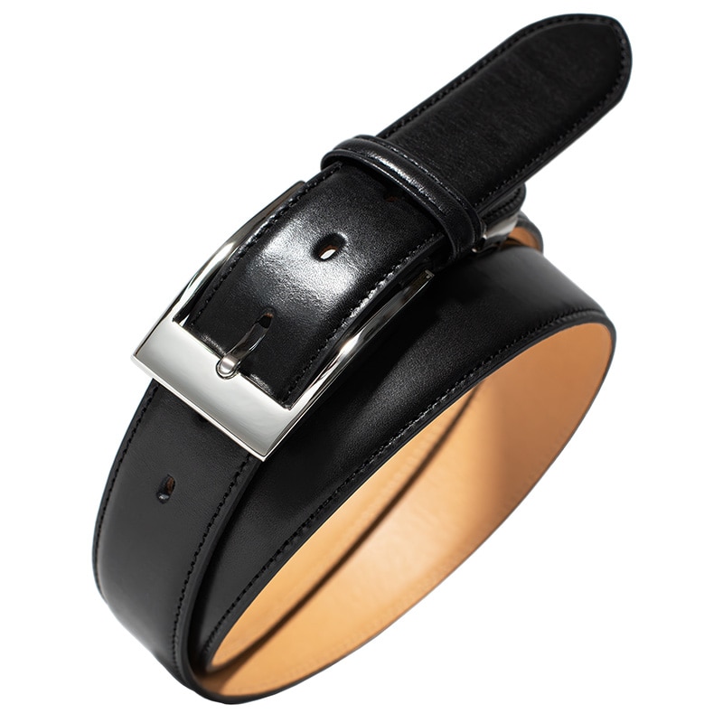 ベルト ビジネス 姫路レザー 本革 日本製 【01】ブラック Tps-001-bk